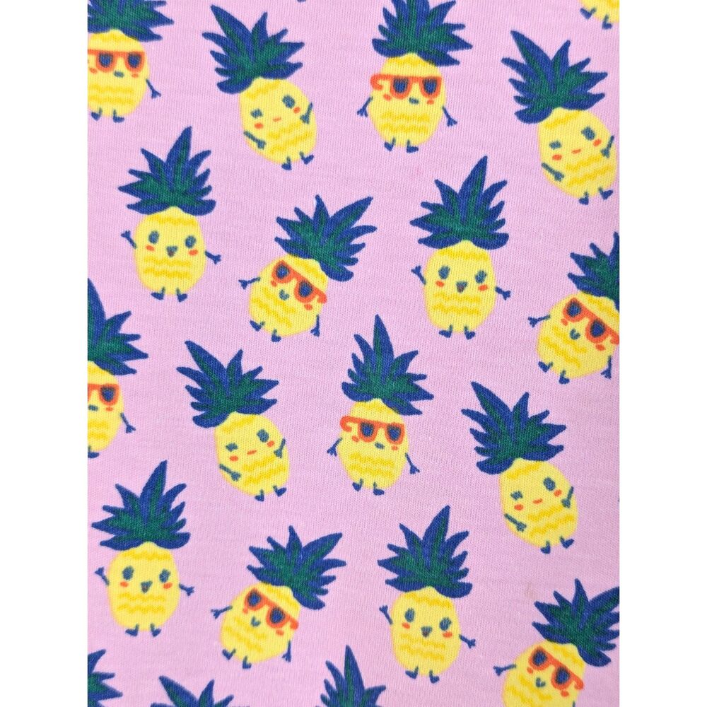 Roller Rabbit Dancing Pineapples Peru 100% Pima C… - image 2